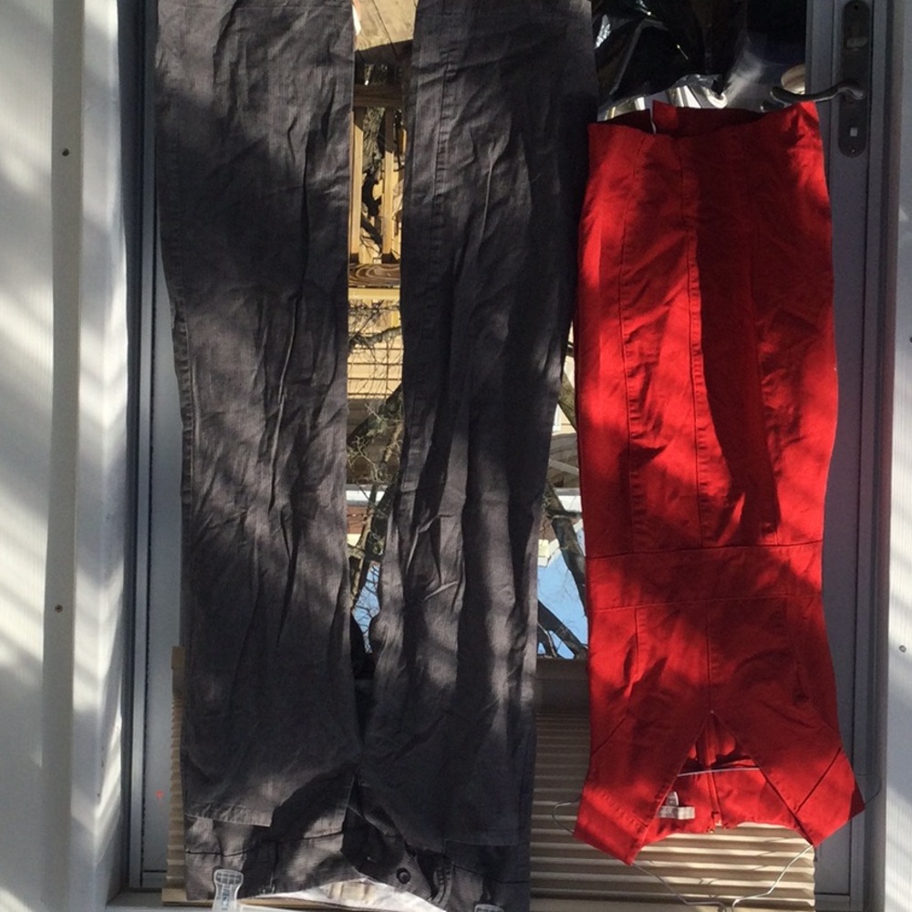 Banana Republic dress and pants